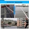 Portable Telescopic Solar Panel Cleaning Brush with Water Flow