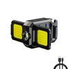 USB Rechargeable LED COB Work Lights Mini LED Handheld Flashlights Waterproof Keychain Emergency Lantern For Outdoor Camping