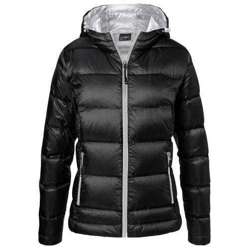 James and Nicholson Womens/Ladies Hooded Down Jacket