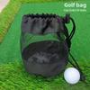 High Quality Mesh Golf Ball Pouch Drawstring Closure Golf Net Bag  Easy Organization