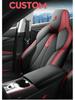 New Oshan X5 Leather Car Seat Cushion - Universal Fit, All-Season Comfort for 5-Seat Models