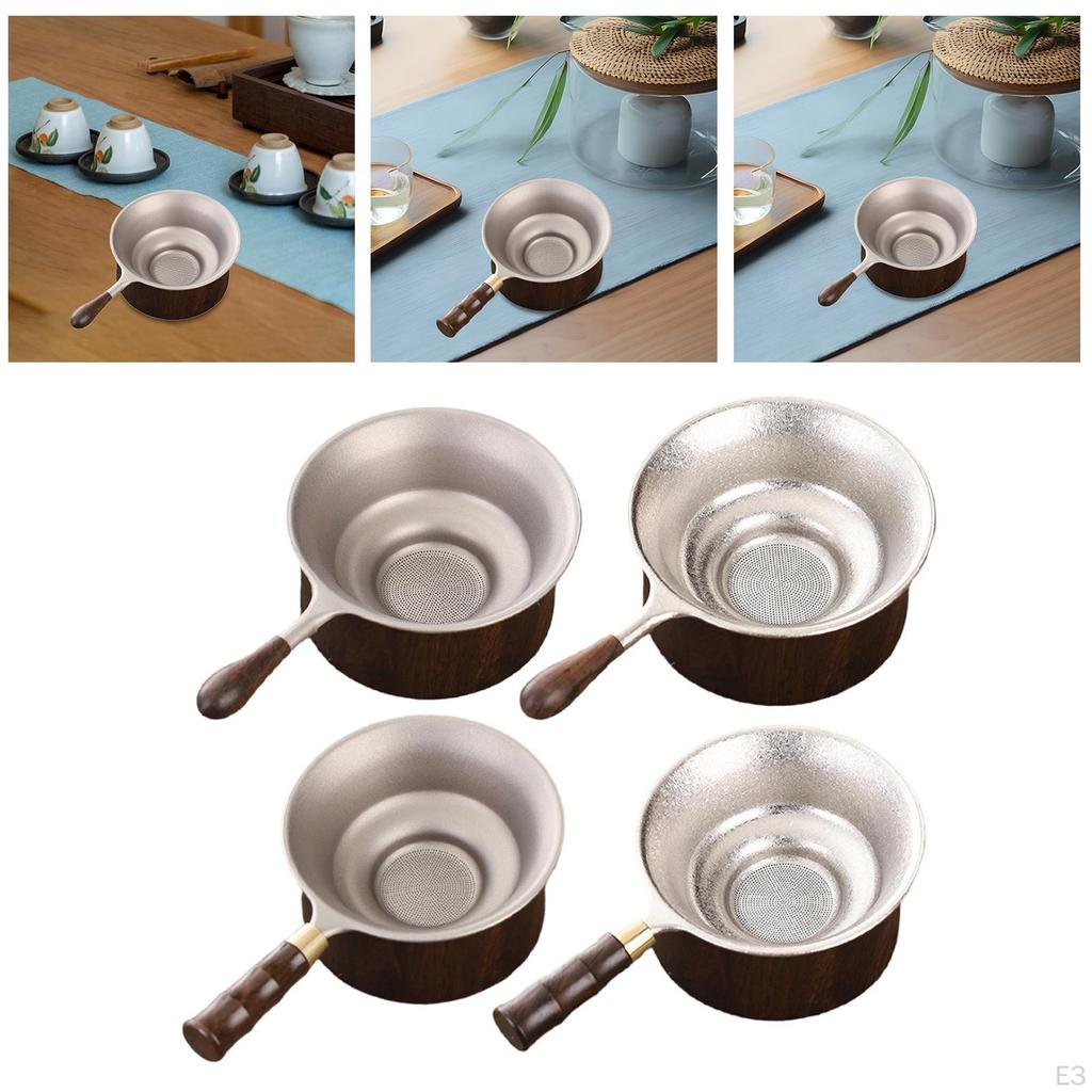 Teinfuser med fint maskenett Solid titansil for kjøkken, soverom, husholdning