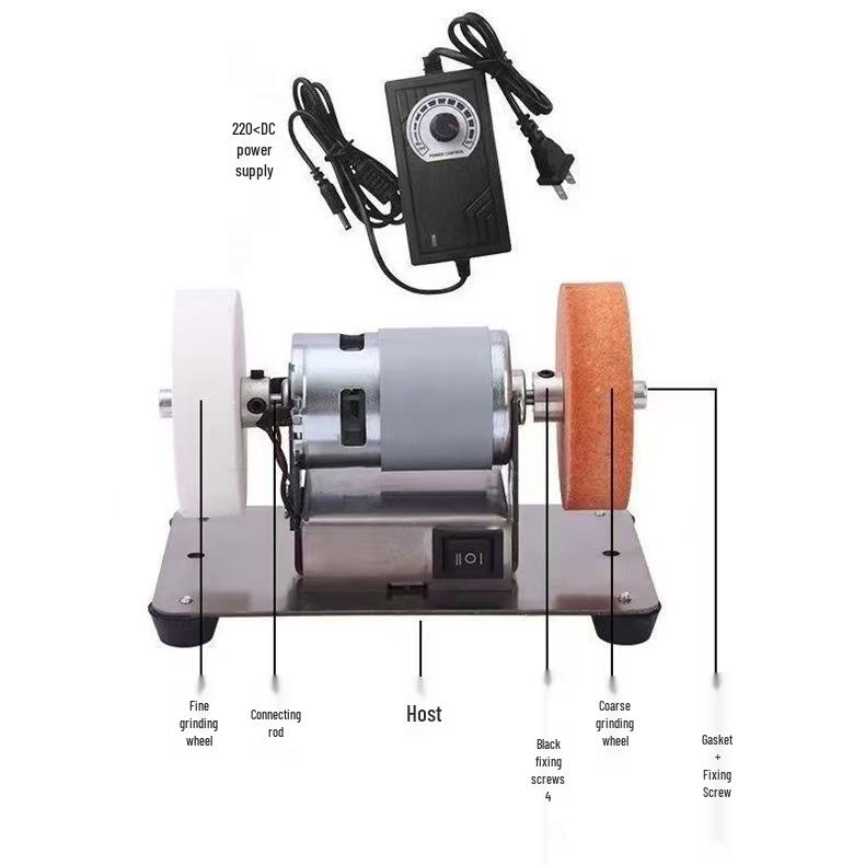Electric Multifunctional Grinder & Polishing Wheel with Adjustable Speed for Stone and Metal