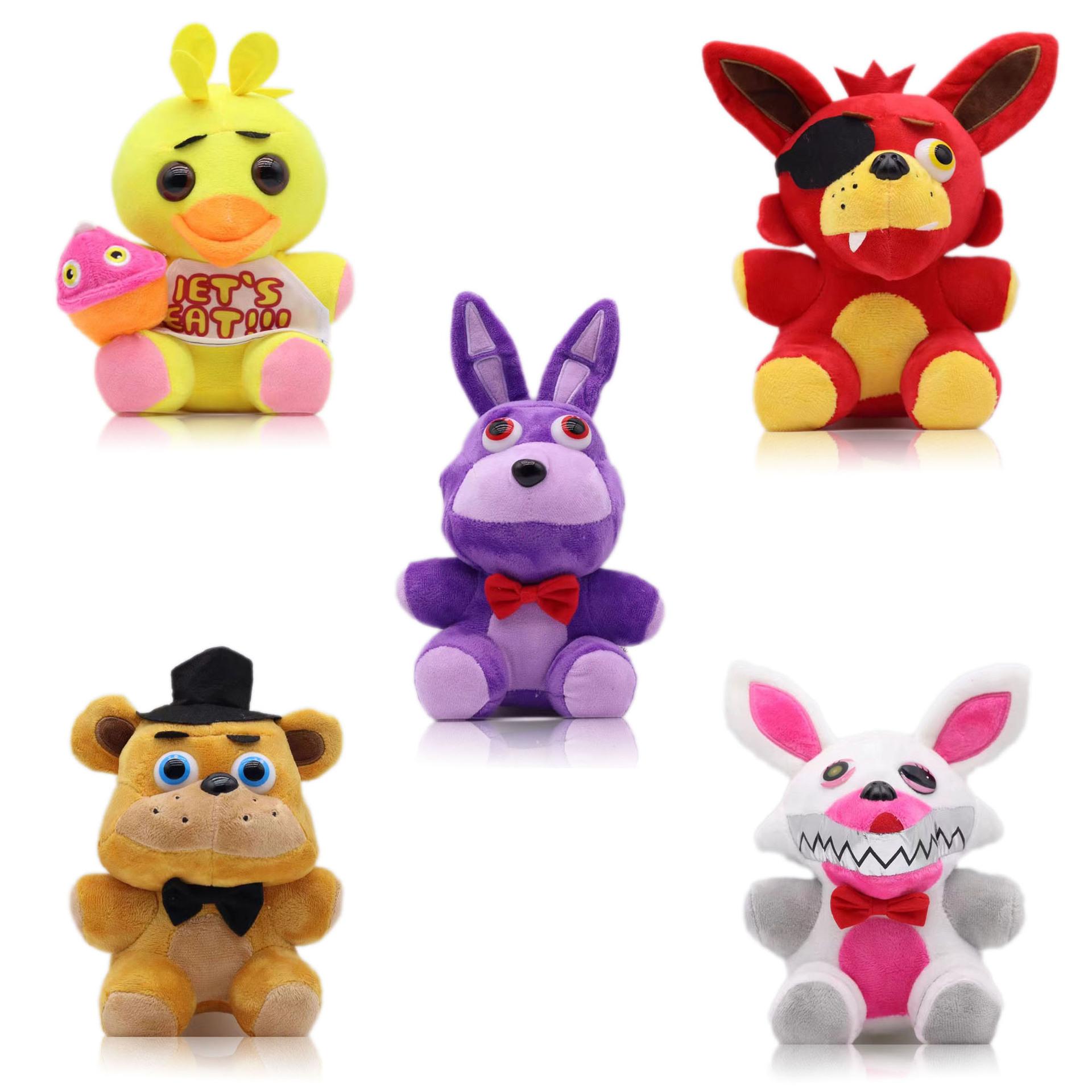 

Новая игрушка кукла медведь плюшевая игрушка ужас игра шарф медведь бурый медведь фиолетовый кролик рыжая лиса