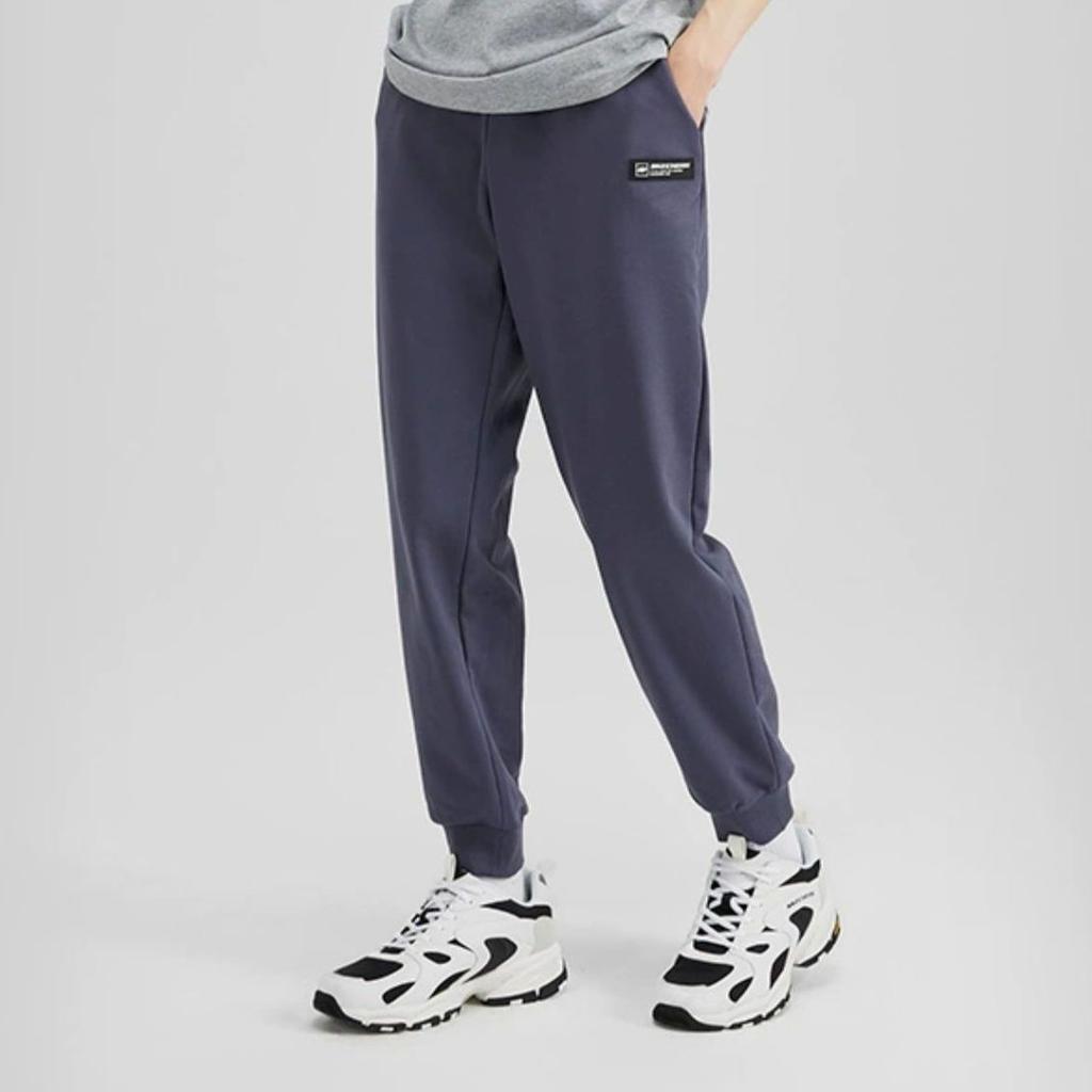 Skechers Colorful Casual Series Solid Color Lace-Up Cuffed Knit Joggers Women Joggers Odyssey-Gray L322W066-026R