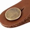 Brown Color Guitar Neck Strap Artificial Leather Material Guitar Strap Lock  For Guitars