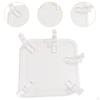 Acrylic Stand Clear Desk Organization,Easy Button Access,Heat Dissipation for Mini Computer Host