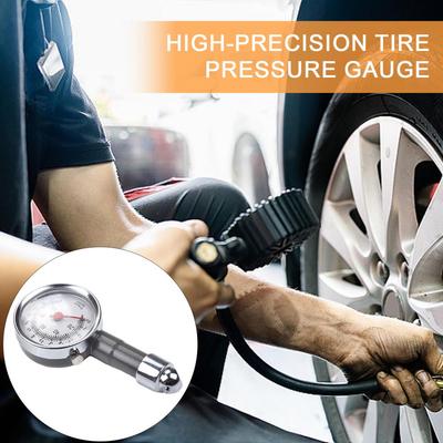 Car Tire Pressure Gauge Tyre Deflation Pointer Auto Tire Inflation Pressure Gauge Measurement High Precision Meter Detector