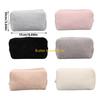 W89C Large Capacity Plush Pen Case Corduroy Pen Pouches Zippered Pen Bag for Women