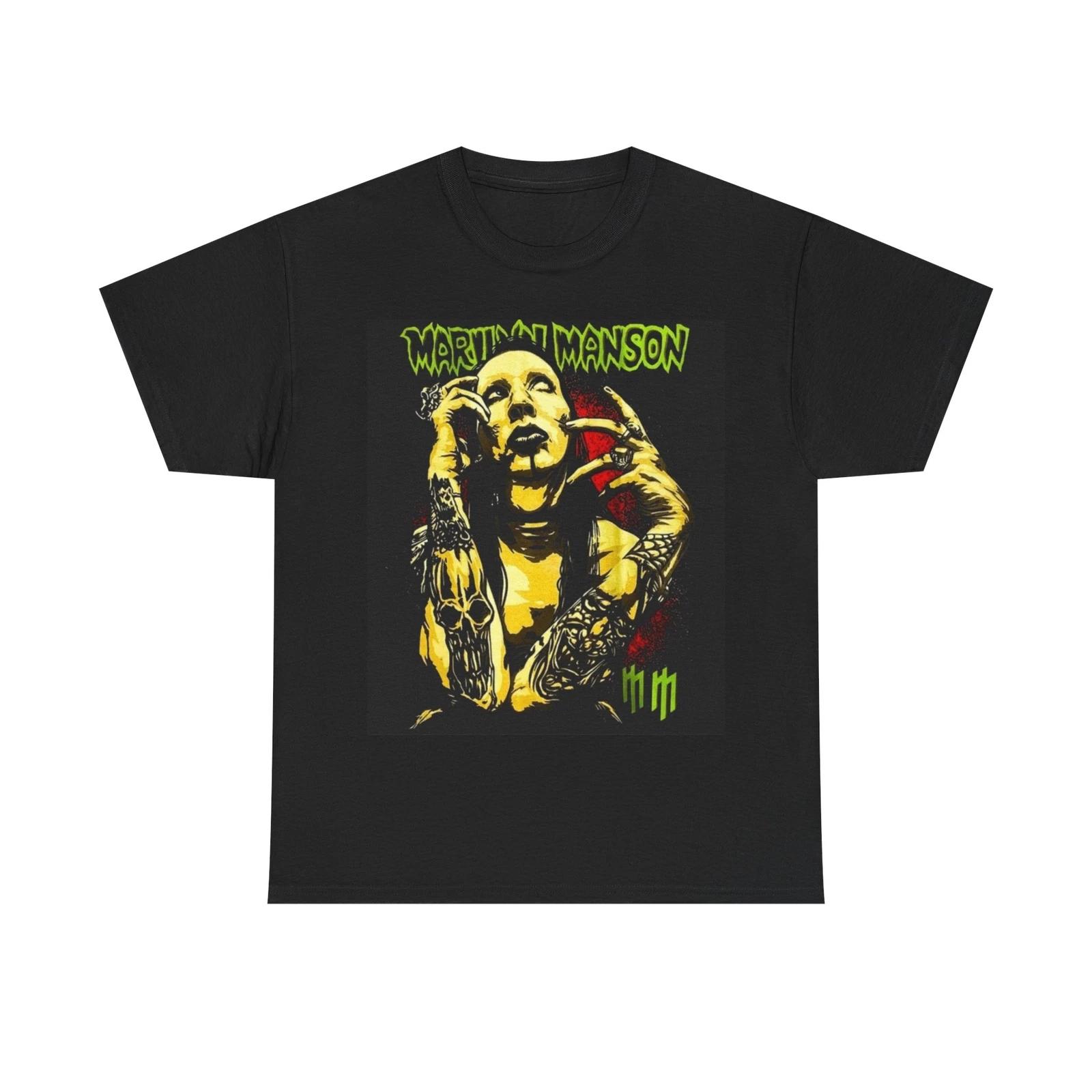 Men s and Women s T-shirts Marilyn Manson XL