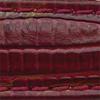 Bracelet montre - MY-MONTRE - Grain lézard bordeaux - 20mm - attache 18mm - rembourré
