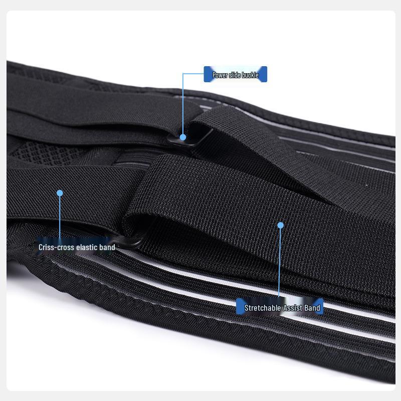 Nylon Lumbar Support Belt for Sports, Fitness, and Lumbar Protection