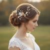 Luxury Crystal Hair Clip Elegant Wedding Hair Accessories Versatile Hair Ornaments  Formal Events