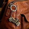 Schlüsselanhänger Anhänger Motorrad Design Zinklegierung Schlüsselkette mit Metallkettenverschluss Leichter Schlüsselhalter Rucksack Auto Zubehör