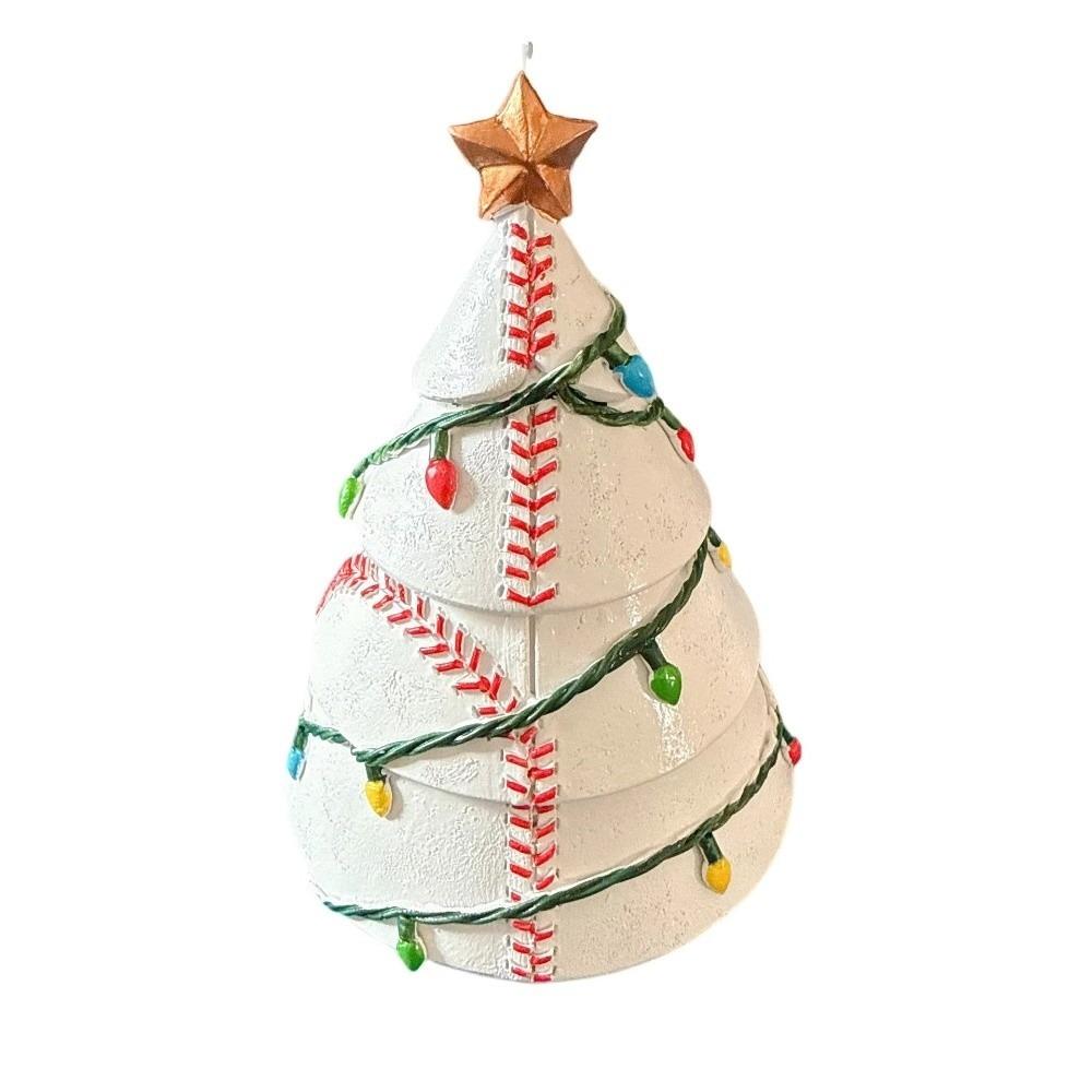 Mit Goldstern Fußball Weihnachtsbaumschmuck Rugby Basketball Baseball Indoor Tischdekorationen Weihnachtsfigur Ornament