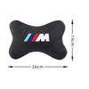 1 SZTUKA Pokrowiec na zagłówek samochodowy Pokrowiec na siedzenie samochodowe Poduszka podpierająca głowę i szyję Do BMW M Power Performance M3 M5 X1 X3 X5 X6 E46 E39 E36 E60 E90