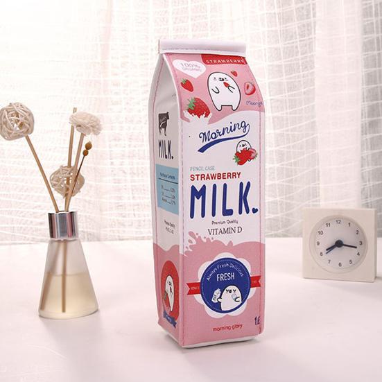 Pen Storage Bag Washable Large Capacity Faux Leather Zipper Pens Storage Pouch for Boy