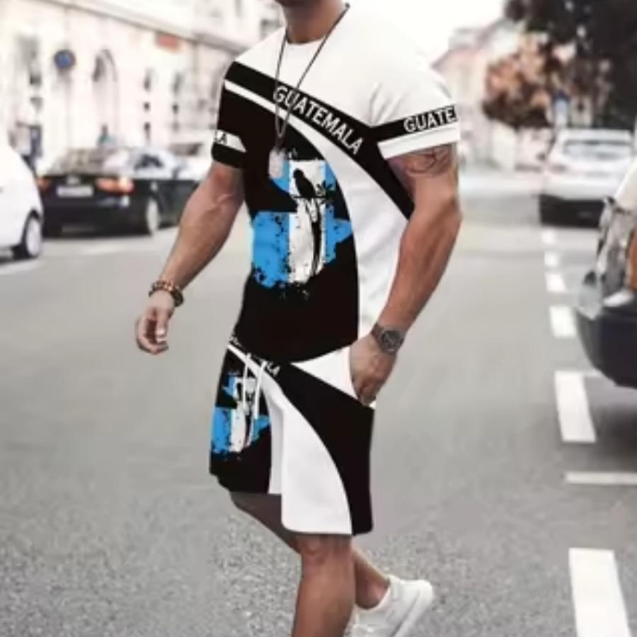 

Гавайский кокосовый 3D-принт, модный мужской костюм с круглым вырезом, повседневный, с коротким рукавом и шортами, модный уличный костюм в стиле Харадзюку 6XL