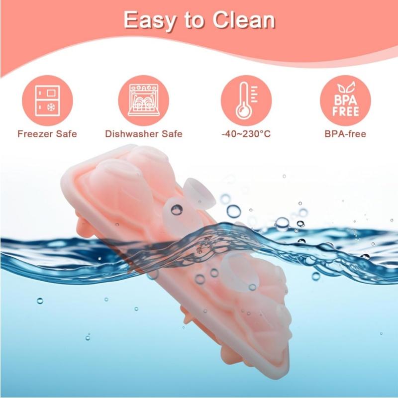 1PC 3D Cat Ice Block Mold Easy To Release Silicone Ice Hockey Device Household Kitchen Ice Making Mold Free of BPA 6