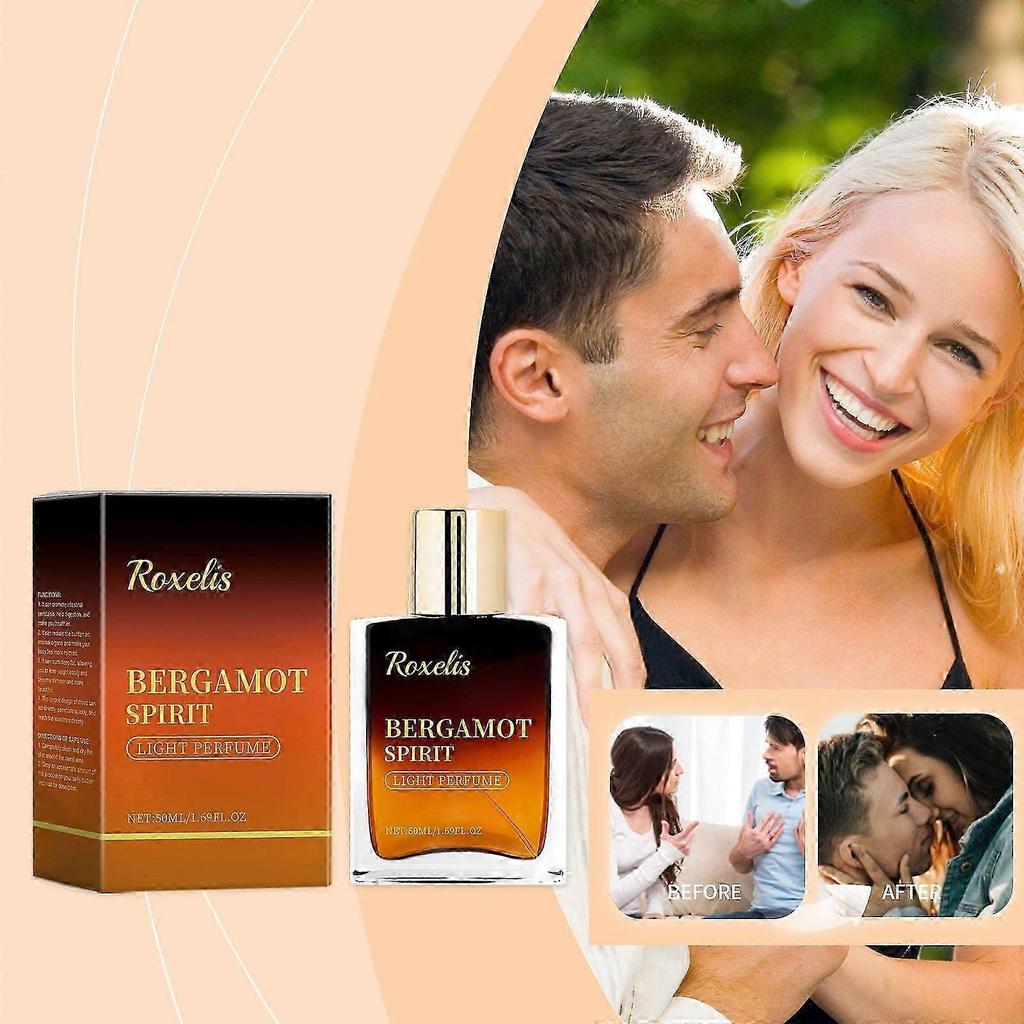 Bergamot Charm Perfume - Long-Lasting Fresh Citrus, Elegant & Spicy Scent, 50ml