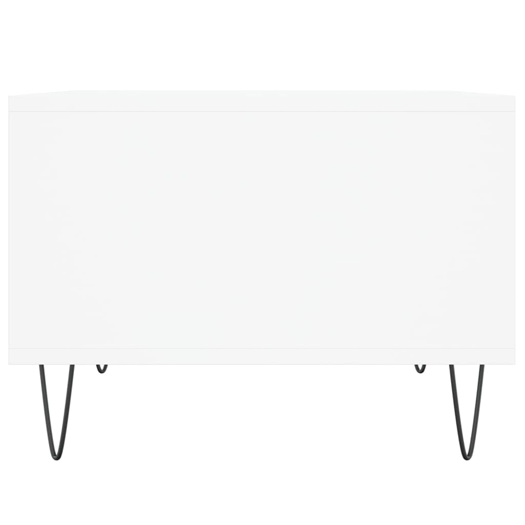 Coffee Table White 60x50x36.5 cm Particleboard