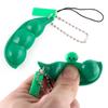Soft Pea Cracking Toy Keychain Keyring