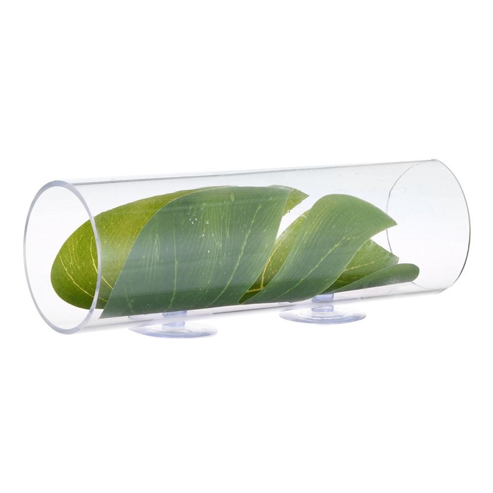 Round Tube Betta Tunnel Tank Decoration Hole Hollow Betta Fish Cave  for Cichlids Hide