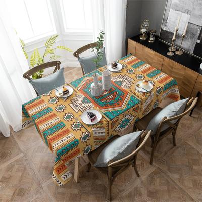 Retro Tribal Graphics Waterproof Tablecloth Wedding Table Decor Table Runner Kitchen Dinning Table Cover