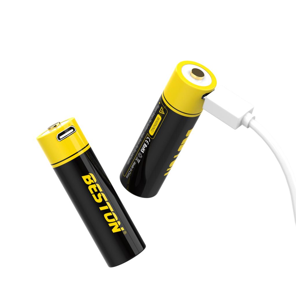 Multifunction AA Lithium Battery 2800mWh Toy KTV Battery 1.5V Constant Voltage Fast Charge USB Rechargeable Battery