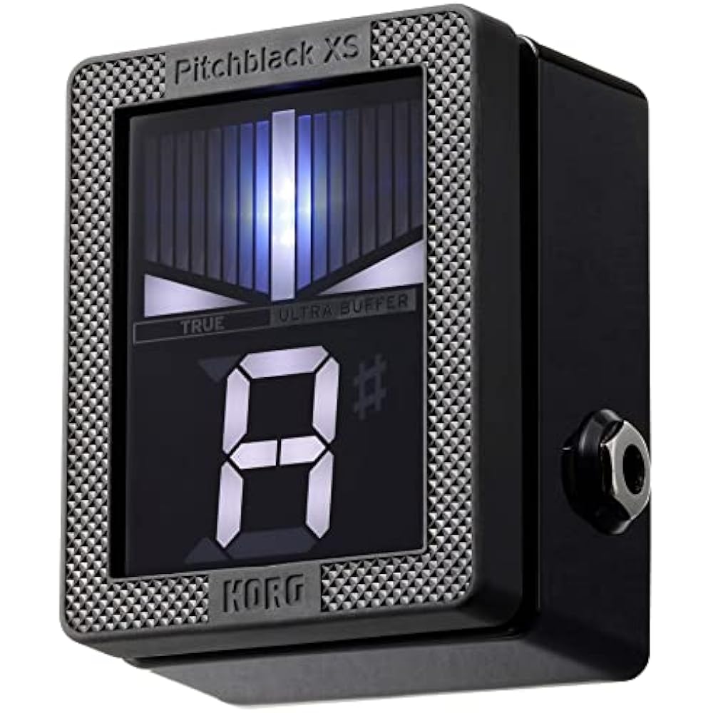 KORG (KORG) Guitar/Bass Pedal Tuner Pitchblack XS Large Display ± 0.1 Cent High Accuracy ULTRA BU...