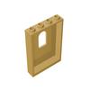 WALL 1X4X5 W/BOWED SLIT Windows, Walls & Doors Building & Furniture Compatible 60808 Self-Locking Bricks Blocks Toys Accessories