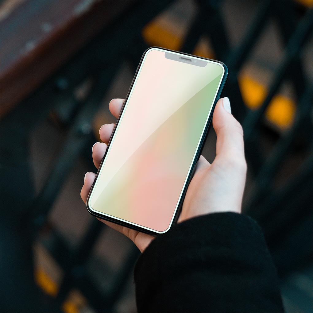 

Светящаяся защитная пленка из закаленного стекла для 11 Pro Max/Xs/Xr/8+/7/6