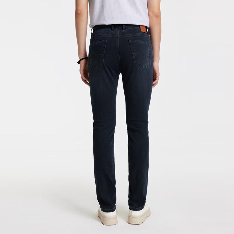 JOEONE Men's Silk-Blend Straight-Leg Jeans