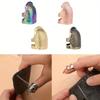 4 Stück Nähfingerhut Vintage Fingerschutz Antiker Langer Nagelfingerhut für Handarbeiten Stickwerkzeug Zubehör