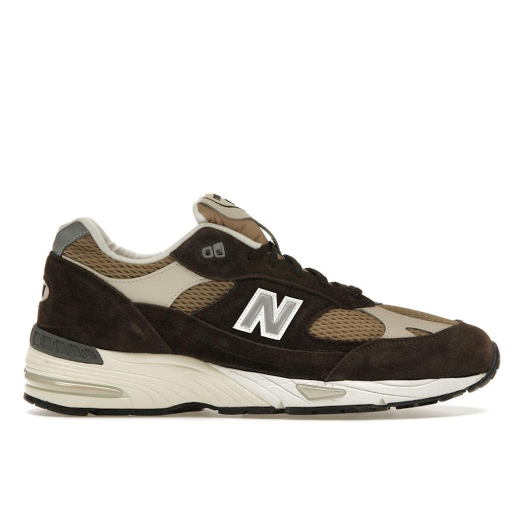 New Balance 991 Made in England Finale Pack - Delicioso Men Sneakers Brown Silver-Mink Oyster-Grey M991BGC