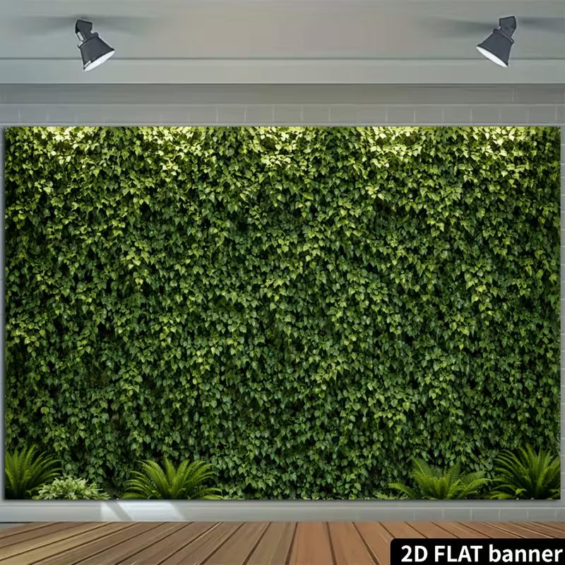 2D Natural Greenery Ivy Wall Backdrop Outdoor Scenery Photo Background