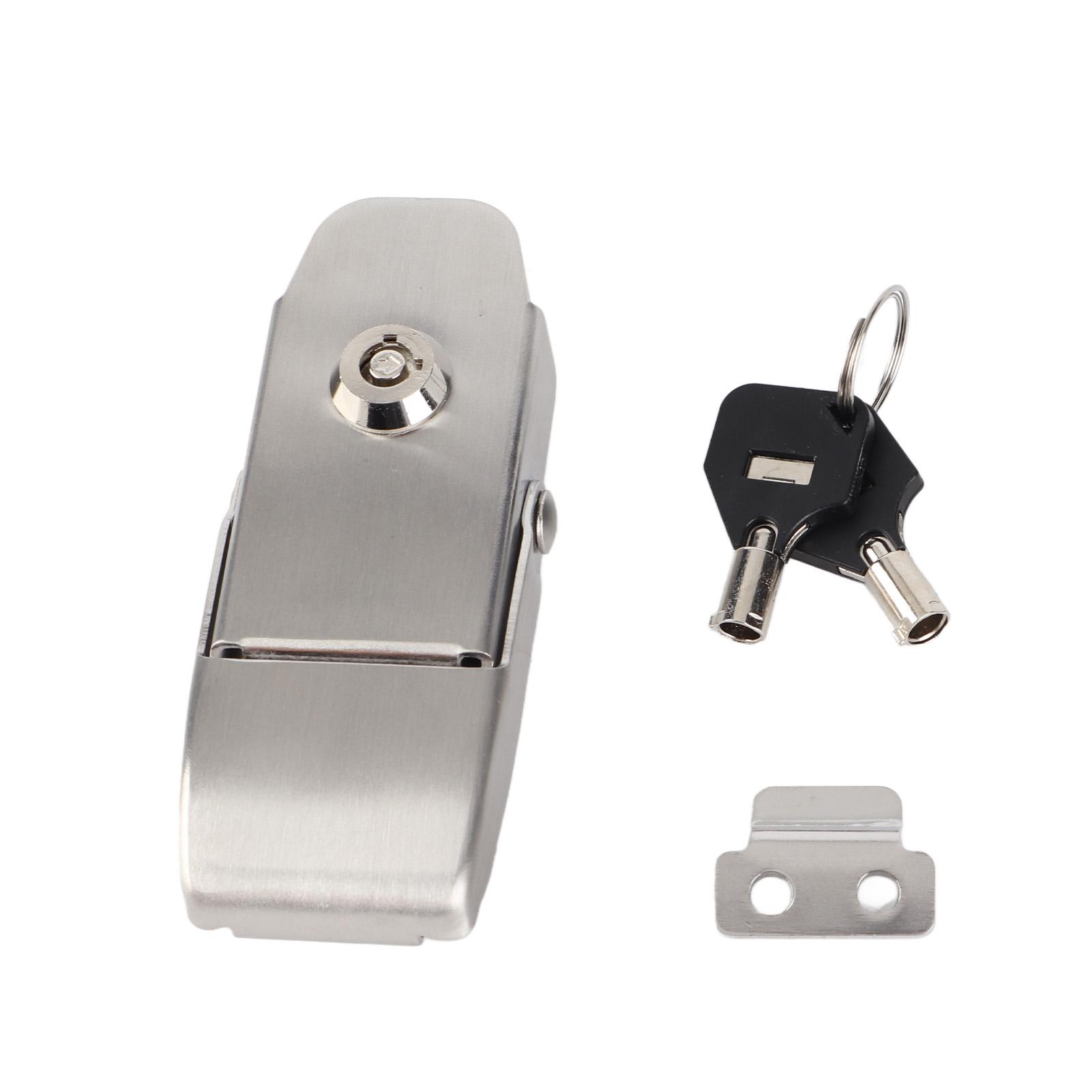 

1pc Stainless Steel 304 Spring Toggle Latch Clamp Box Case Shipping Device Cabinet Locking Tool