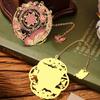 New Bronzing Bookmark With Chain Heart Sun Floral Butterfly Metal Bookmark Reading Book Clip Student School Office Supplies