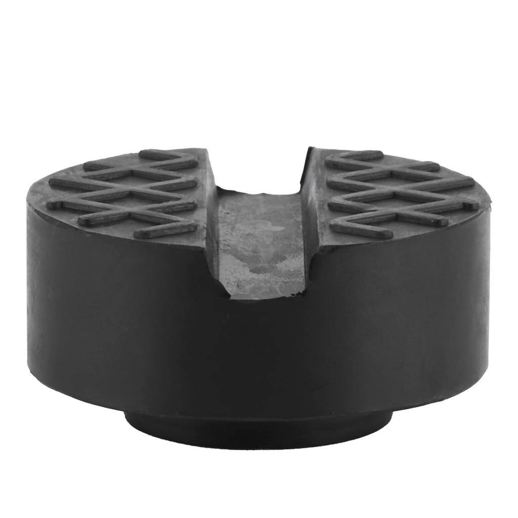 Universal Car Jack Pad Adapter Slotted Rubber Frame Rail Protection Support 6.5cm Dia
