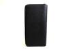 Authentic PRADA Saffiano Black Leather Round Zip Long Wallet 2ML220 #b290  Open Box
