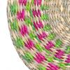 Natural Woven Placemat 8 Inch Boho Seagrass Round Woven Place Mat Natural Plate Chargers For Home Dining Table Setting Kitchen