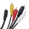 High Quality Mini USB To 3 RCA Cable for Handycam Camcorder DCR-DVD DCR-HC DCR-SR DCR-SX DEV HDR-CX HDR-HC