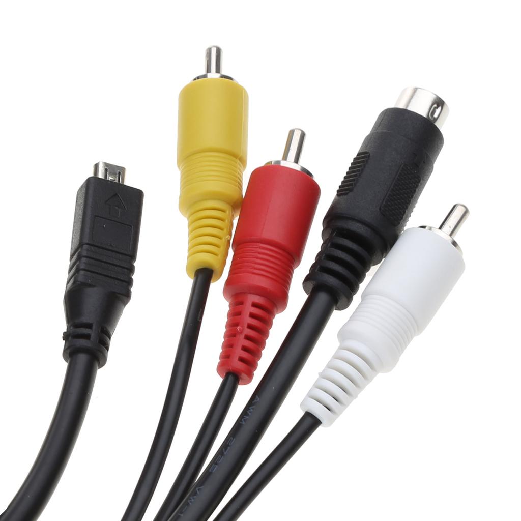 High Quality Mini USB To 3 RCA Cable for Handycam Camcorder DCR-DVD DCR-HC DCR-SR DCR-SX DEV HDR-CX HDR-HC