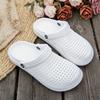 Thickened, Solid Color Unisex Clogs, Lightweight Non-Slip EVA Slides, Summer Indoor and Outdoor Beach Garden Sandals.