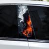 2pcs Car B-pillar sticker Vinyl waterproof sticker DIY car window pillar sticker Covering Scratched car center pillar sticker