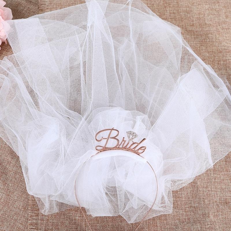 Látkový svatební ozdoba do vlasů a sada ramenních popruhů Svatební dekorace Látková textura Vhodné pro nevěstu a družičky