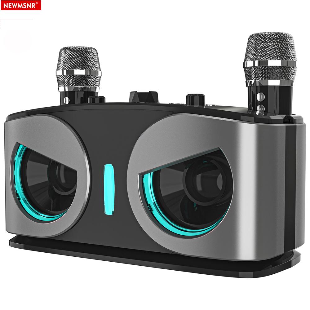 Owls 20W Powerful Wireless Bluetooth Speaker with Dual Mics Portable HIFI Sound Outdoor Family Party Karaoke Subwoofer Box Gifts