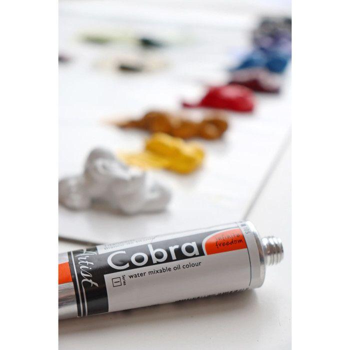 12 Tuben Ölfarbe – Studien- und Feinfarbe – Wasserlöslich – Cobra – 12 x 20 ml