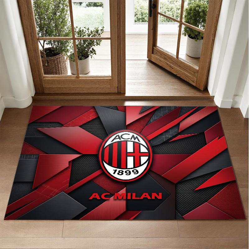 AC Milan Design Crystal Velvet Rug Soft Decorative Mat for Bedroom Entrance