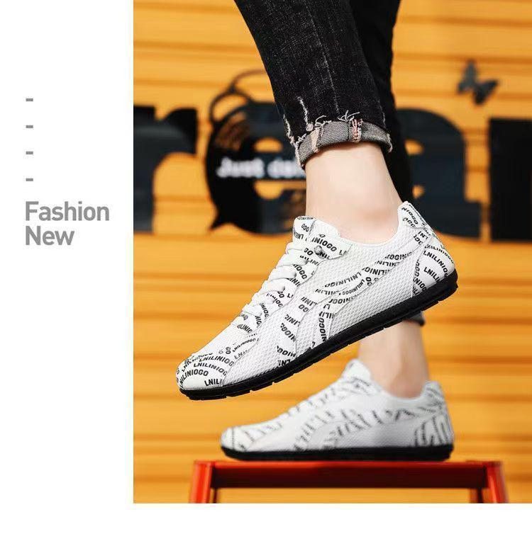 Scarpe da Ginnastica Estive da Uomo a Blocchi di Colore Slip-On in Rete - Scarpe Sportive Casual alla Moda a Taglio Basso